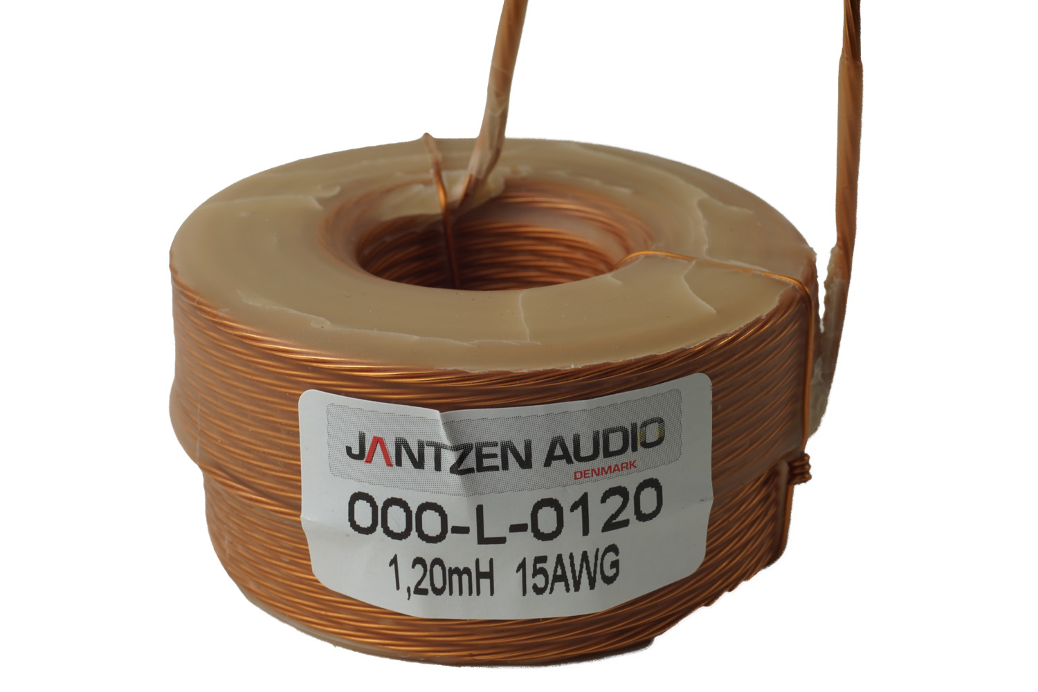Jantzen Audio LITZ WIRE WAX COIL 3,90mH /-3%  0,80Ohm 7X0,5mm=15AWG